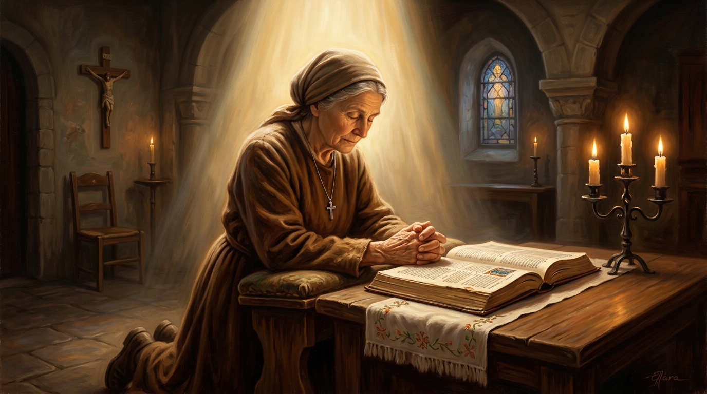 Prière intime et méditation profonde de la Parole de Dieu dans le lieu secret